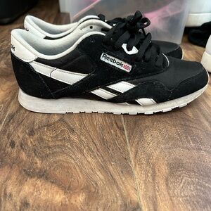 Reebok Classic Black and White Sneakers